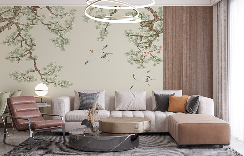 Embroidered Fabric Laminated Wall Panels