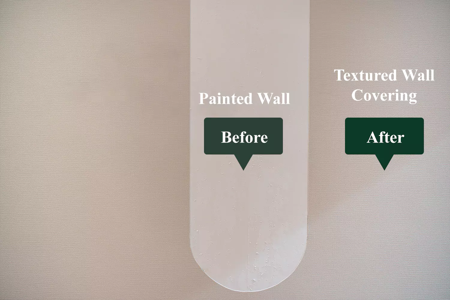 wall renovation before after