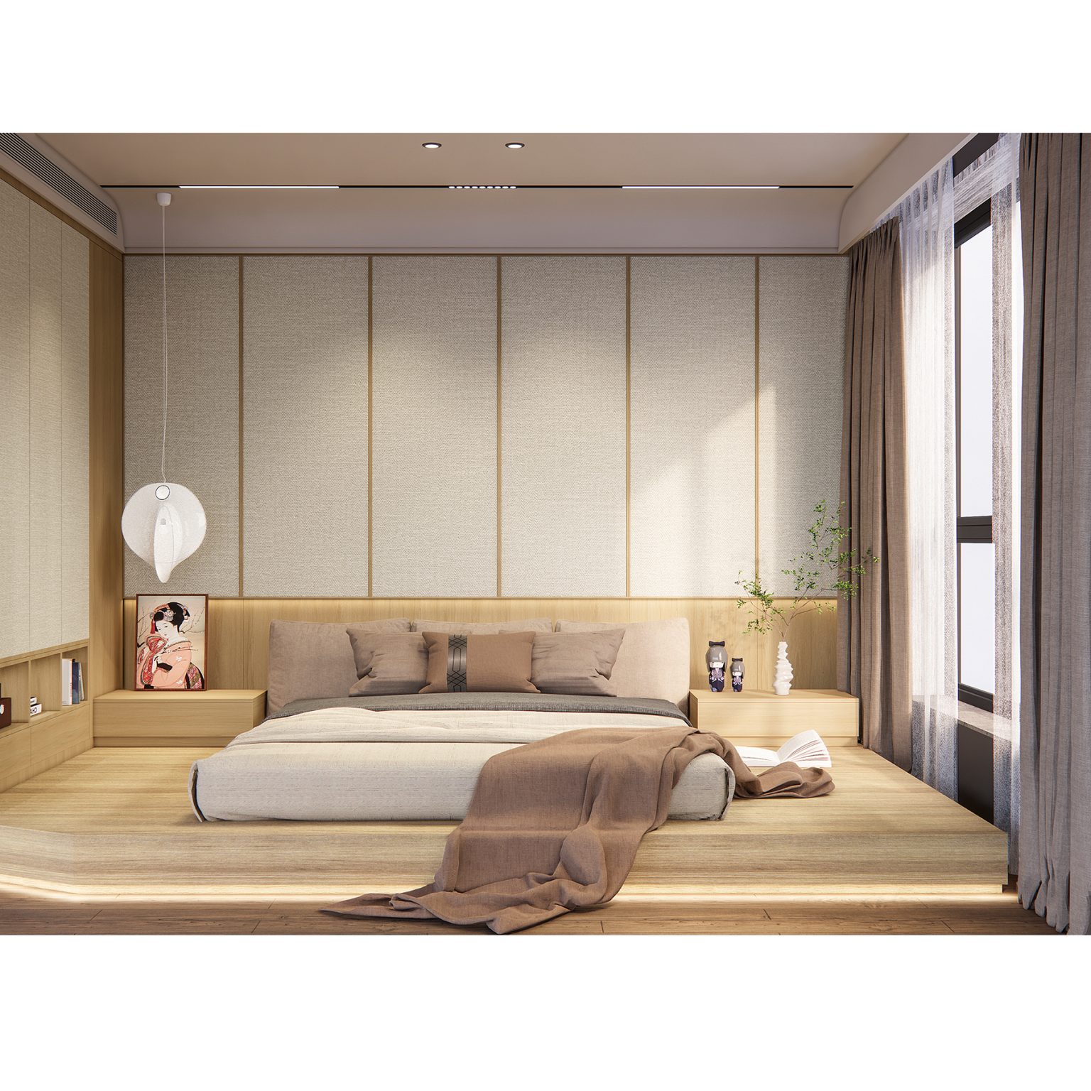 DBJ9107 Accent Wall with Paneling