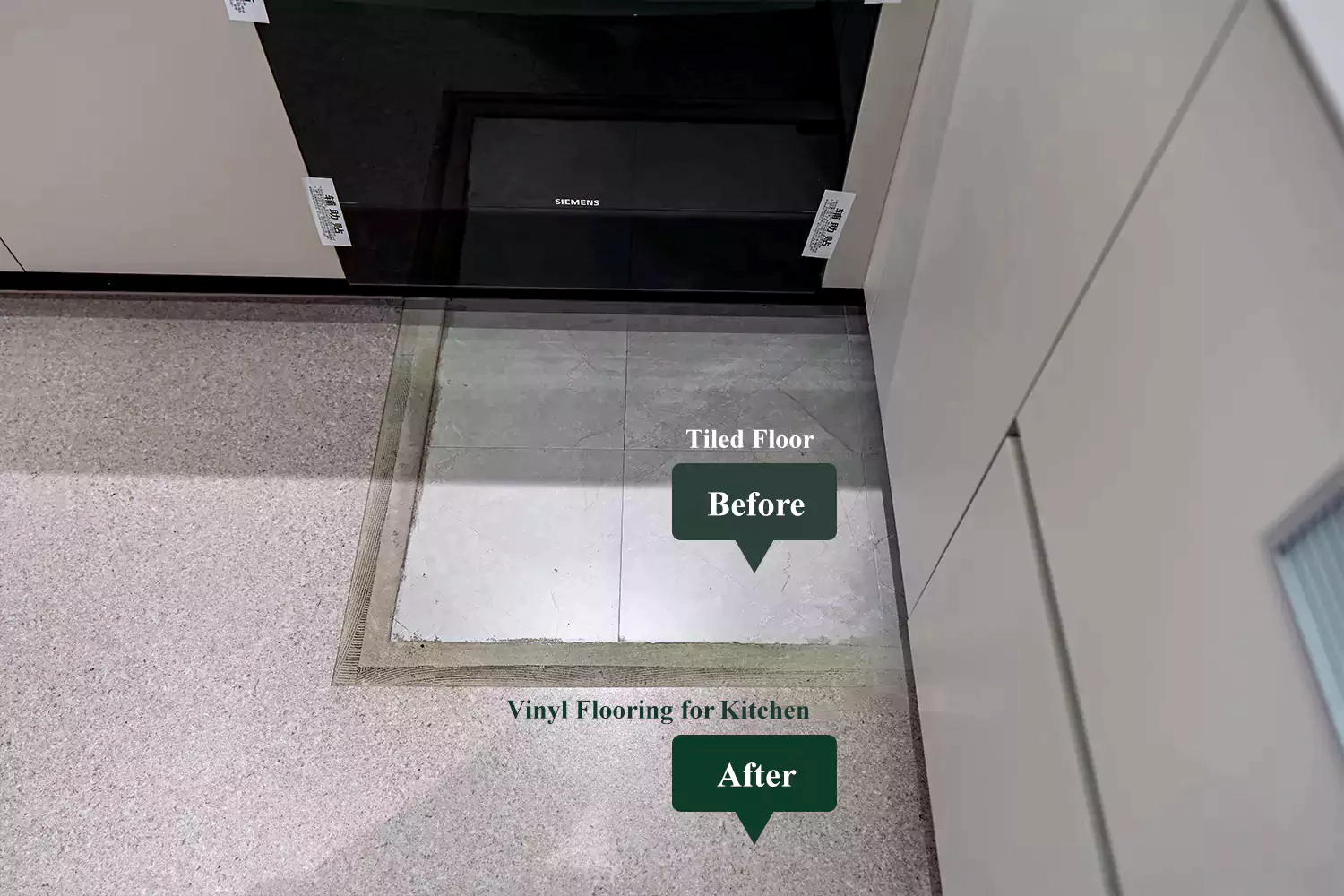 Flooring Renovation Before After