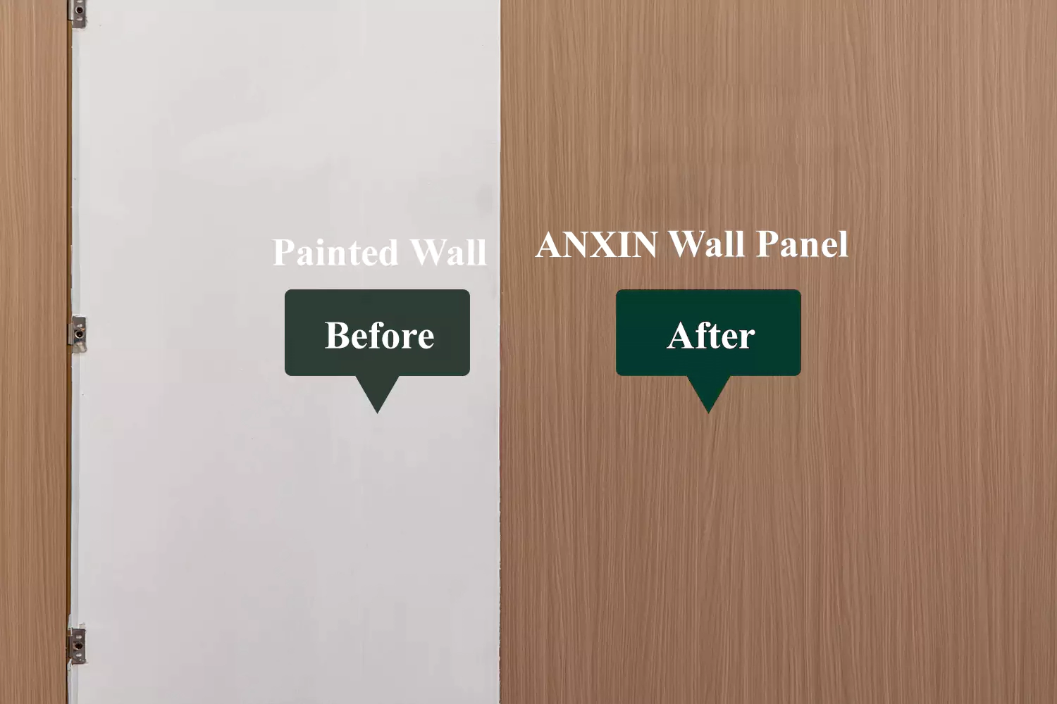 Wall Renovation Before After