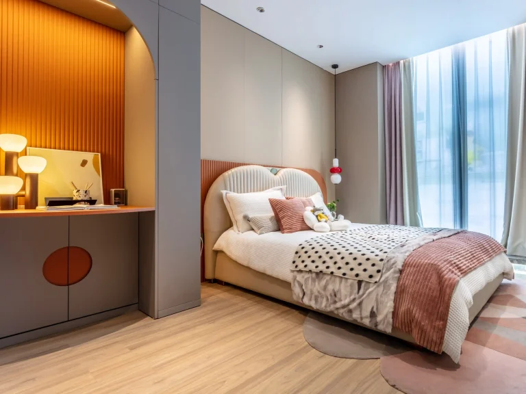 SPC flooring used in bedroom